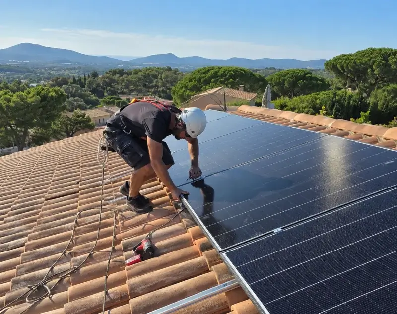 Installateur panneaux solaires Branne — pose photovoltaïque sur toiture