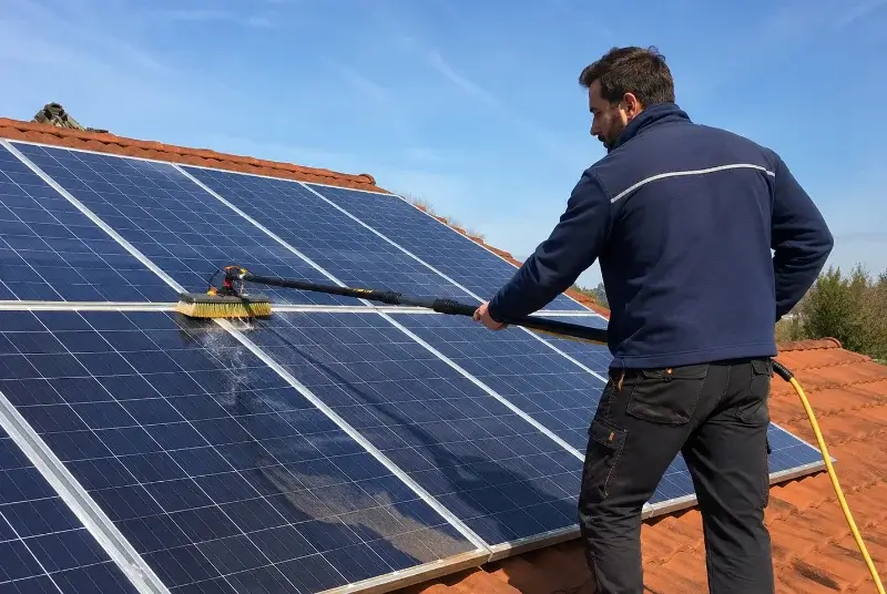 Nettoyage et entretien de panneaux solaires à Branne
