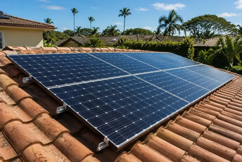Installation de panneaux solaires à Branne